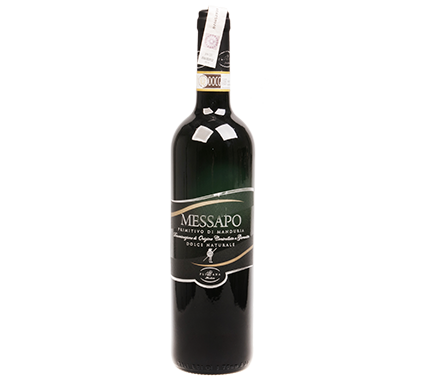 Wino Pliniana Messapo Dolce Naturale Primitivo di Manduria DOCG